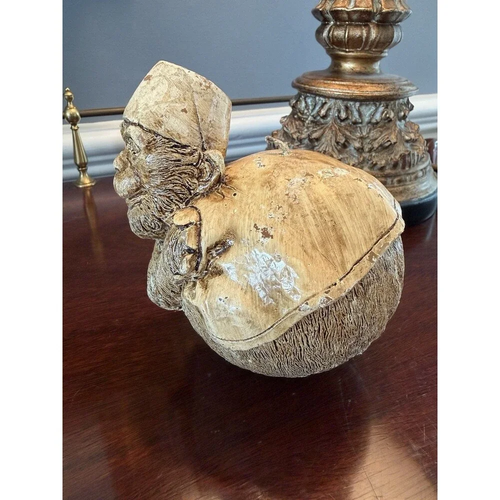 Vintage 1990's Monkey Candle Wearing Fez Hat Chimp Odd Unusual Candle Unscented